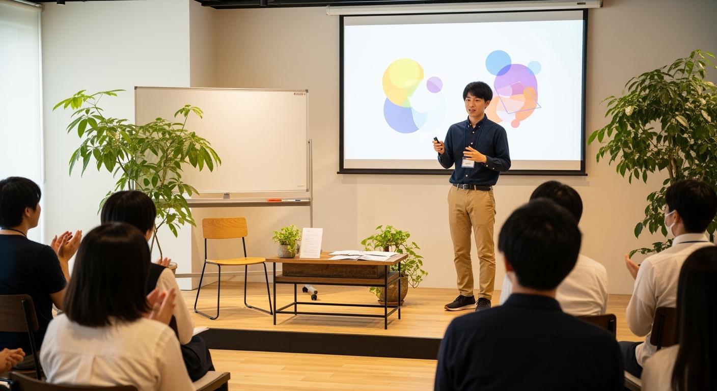 成果発表の様子